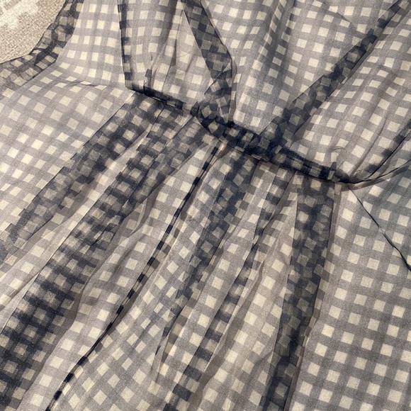 Marc Jacobs Gingham Print Organza Dress - Picture 6 of 16